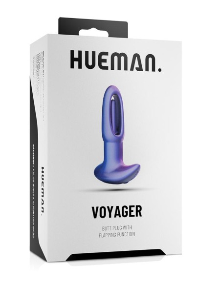 Plug anal à vibrations et tapotements Voyager - Hueman